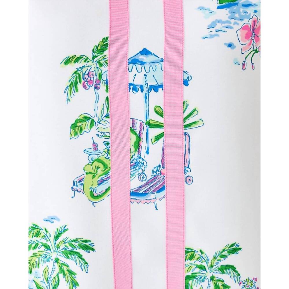 NEW LILLY PULITZER margaux dress in resort white dee lightful - Picture 7 of 7